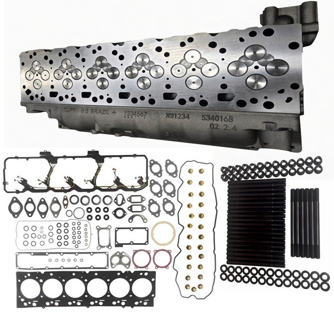 Cylinder Head Kit with Head Studs (DFC Head) - 2019-2024 Dodge RAM 6.7L Cummins - DOD19-24HKITDFC