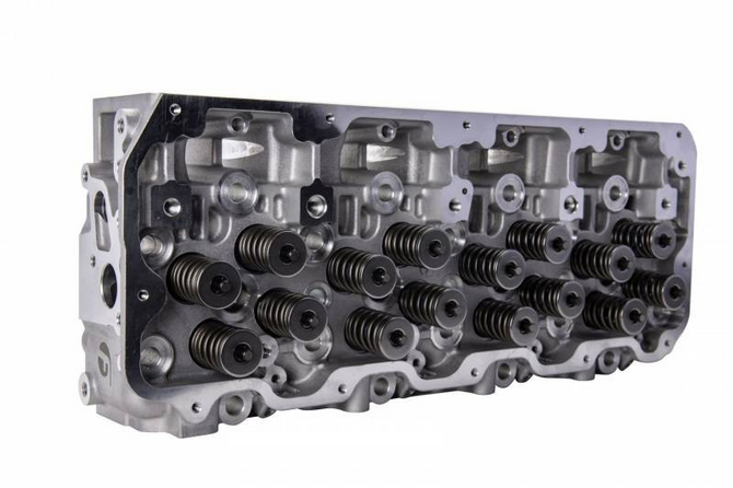 Cylinder Head Kit with Head Studs - 2001-2004 GM 6.6L Duramax - GM01-04HKITFLC