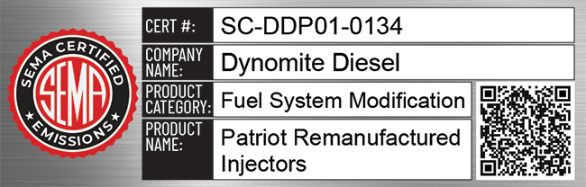 DDP - Patriot Series Reman Injector - Stock - 2004.5-2007 Dodge RAM 5.9L Cummins - DDPP325-STK