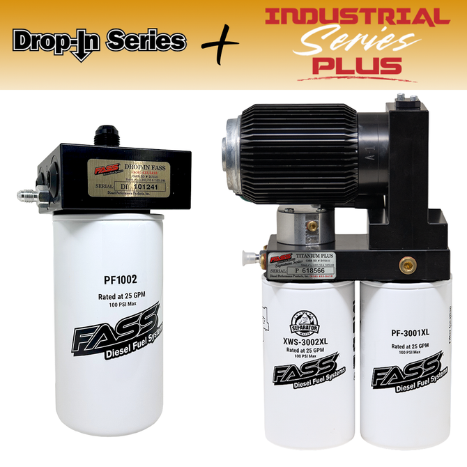 FASS - Ultimate Industrial Fuel System Upgrade - Class 8 - Semi - 250GPH - INDP250G3001SD