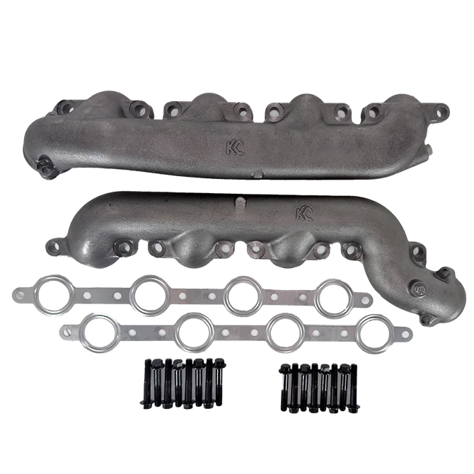 KC Turbo - Upgraded Exhaust Manifolds - Early 1999 (E99) Ford 7.3L Power Stroke - 302875