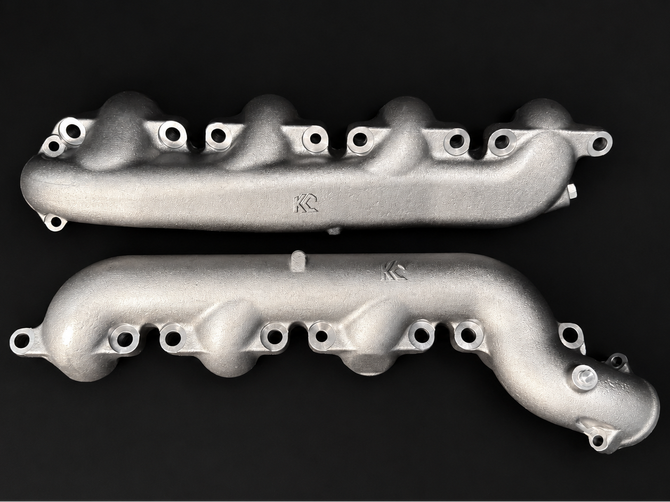 KC Turbo - Upgraded Exhaust Manifolds - Late 1999-2003 (L99) Ford 7.3L Power Stroke - 302874