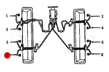 Dipaco #7 Fuel Injection Line 6.2L 6.5L Mechanical D14098637 