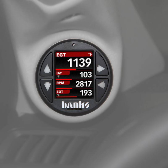 Banks - Economind Diesel Tuner (PowerPack calibration) with Banks iDash 1.8 Super Gauge for use with 2003-2005 Dodge 5.9L 61417
