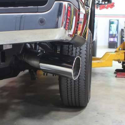 Banks Engineering Banks - Monster Exhaust System 5-inch Single Exit with Chrome Tip - 2017-Present Ford F250/F350/F450 6.7L 49795 
