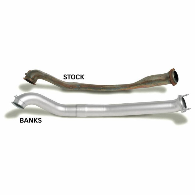 Banks - Monster Exhaust System Single Exit Black Tip 94-97 Ford 7.3L ECLB 46298-B