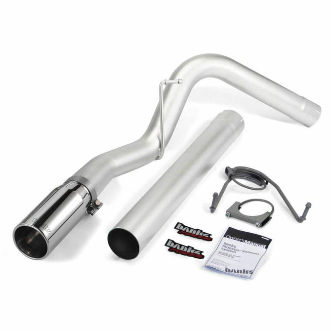 Banks - Monster Exhaust System Single Exit with Chrome Tip 
 07-13 Dodge/Ram 6.7L SCLB-MCSB 49764