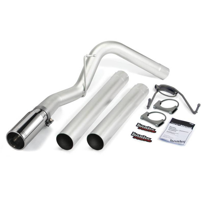 Banks - Monster Exhaust System Single Exit with Chrome Tip 
 14-18 Ram 6.7L CCLB MCSB 49776