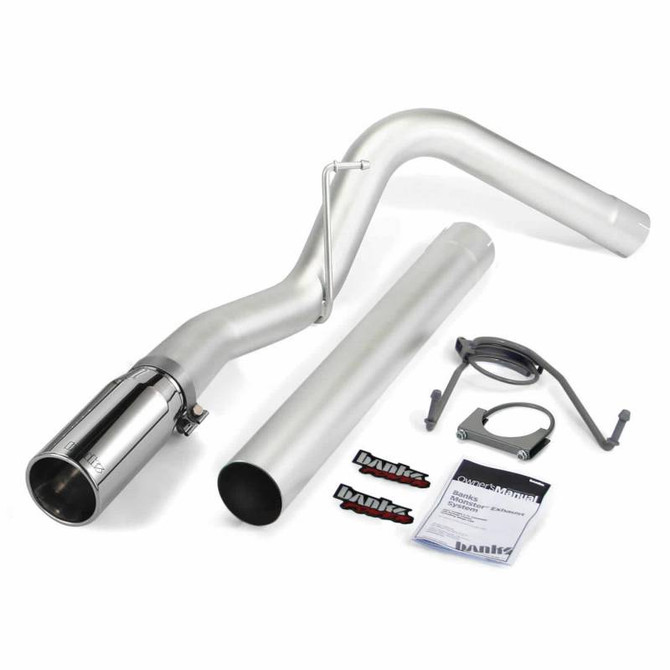 Banks - Monster Exhaust System Single Exit with Chrome Tip 
 14-18 Ram 6.7L CCSB 49775