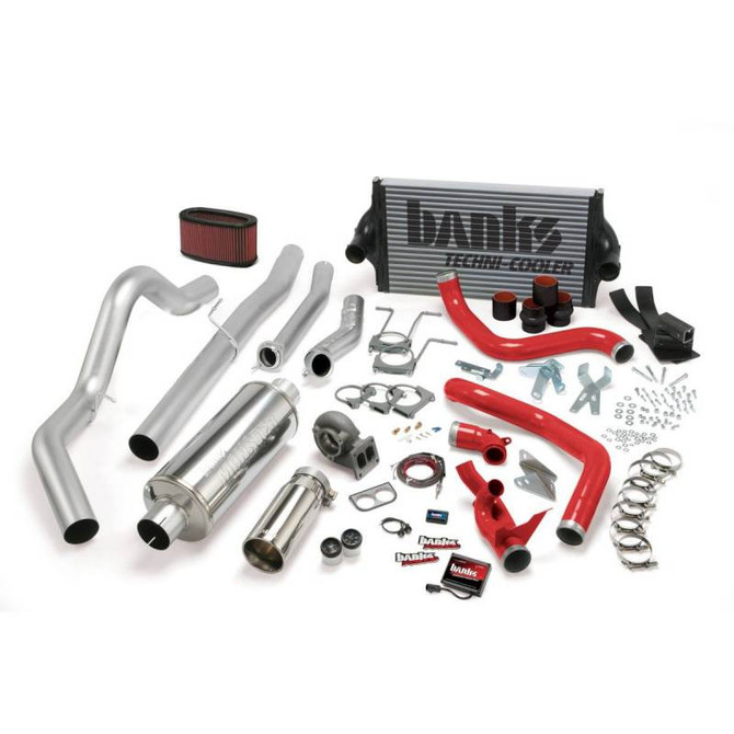Banks Engineering Banks - PowerPack Bundle Complete Power System W/OttoMind Engine Calibration Module Chrome Tail Pipe 94-97 Ford 7.3L CCLB Automatic Transmission 46356 