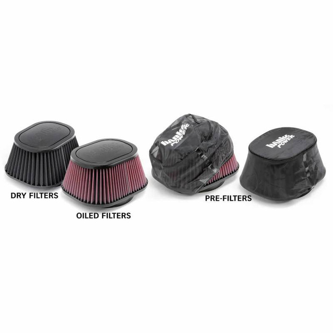 Banks - Ram-Air Cold-Air Intake System Dry Filter 07-10 Chevy/GMC 6.6L LMM 42172-D