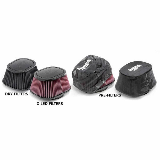 Banks - Ram-Air Cold-Air Intake System Oiled Filter 07-10 Chevy/GMC 6.6L LMM 42172