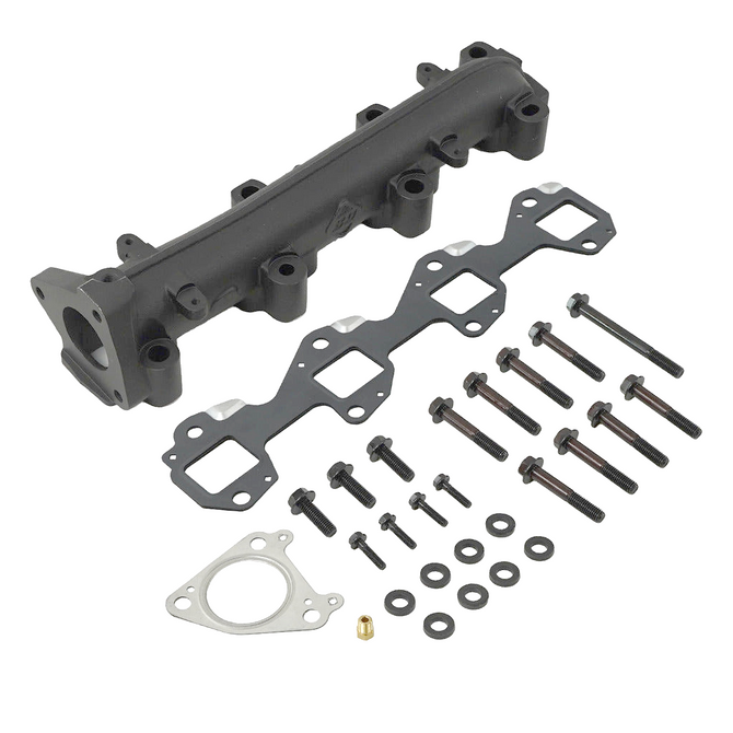 BD - Exhaust Manifold Kit - Driver Side - 2001-2016 GM 6.6L Duramax - 1041460