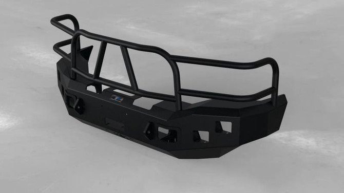 BLACK X-SERIES FRONT WINCH CAPABLE FULL BRUSHGUARD BUMPER - 1999-2004 FORD F250-F550 600-56-0097