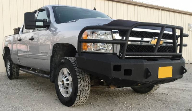 Hammerhead BLACK X-SERIES FRONT WINCH CAPABLE FULL BRUSHGUARD BUMPER - 2011-2014 SILVERADO 2500-3500 600-56-0051 