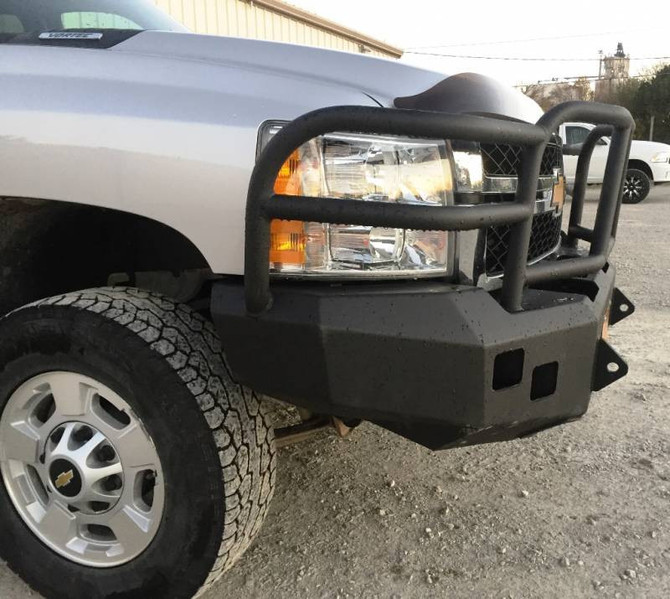 Hammerhead BLACK X-SERIES FRONT WINCH CAPABLE FULL BRUSHGUARD BUMPER - 2011-2014 SILVERADO 2500-3500 600-56-0051 