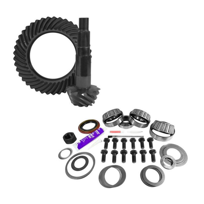 Yukon Gear & Axle 11.25 inch Dana 80 5.46 Rear Ring and Pinion Install Kit 4.125 inch OD Head Bearing YGK2162 