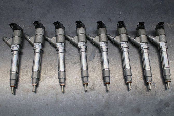 DDP - Dynomite Diesel Products Dynomite Diesel - (45% Over) 100HP Diesel Fuel Injector Set - 2004.5 - 2005 GM 6.6L LLY Duramax - LLY-100 