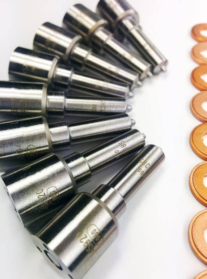 DDP - Dynomite Diesel Products Dynomite Diesel - (20% Over) 50HP Diesel Fuel Injector Nozzle Set - 2004.5-2005 GM 6.6L LLY Duramax - LLY-50NZ 