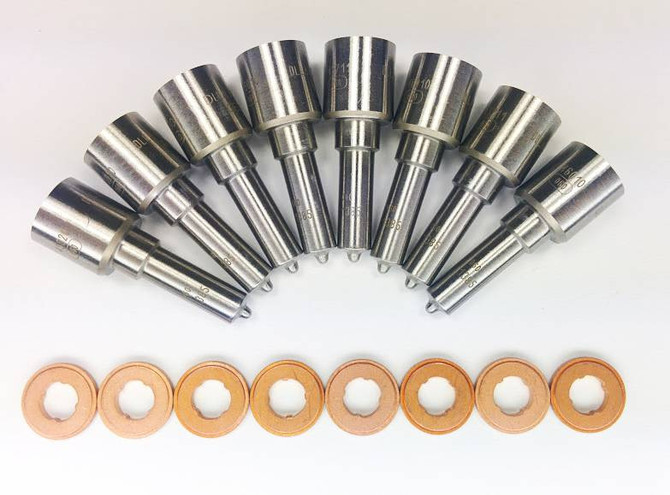 DDP - Dynomite Diesel Products Dynomite Diesel - (20% Over) 50HP Injector Nozzle Set - 2006-2007 GM 6.6L LBZ Duramax - DDPLBZ-50NZ 