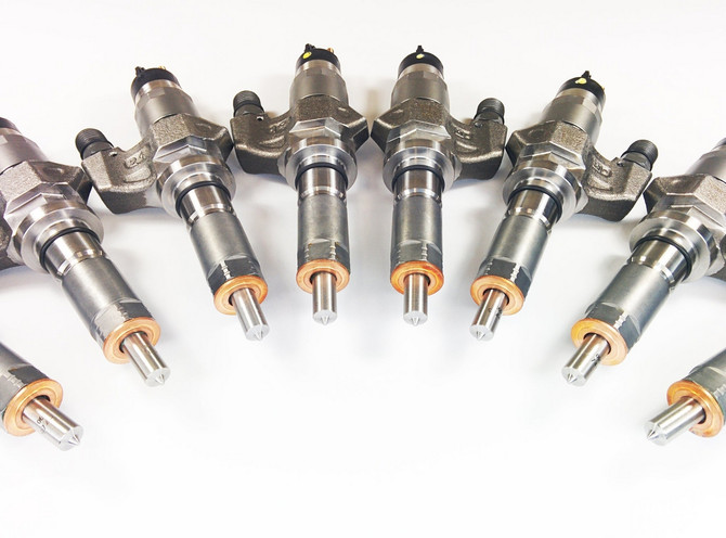 DDP - Dynomite Diesel Products Dynomite Diesel - NEW Clean Custom Injector Set - 2001-2004 GM 6.6L LB7 Duramax - DDPNLB7-SM 