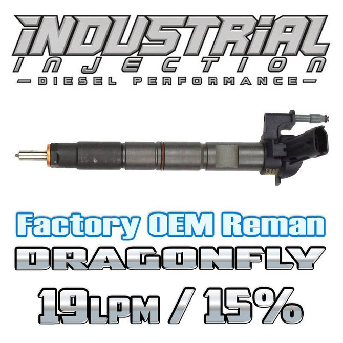 Industrial Injection Factory OEM Remanufactured Dragon Fly 15% Over 6.6L 2011-2016 LML Duramax Injector 19LPM 0986435410DFLY 