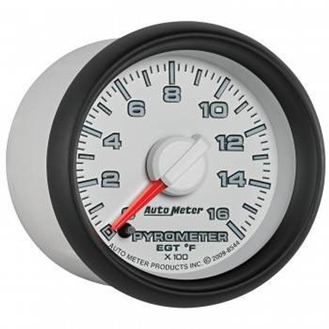 Auto Meter Gauges 2-1/16" Pyrometer Kit - 0-1600`F - FSE - Dodge Factory Match 8544 