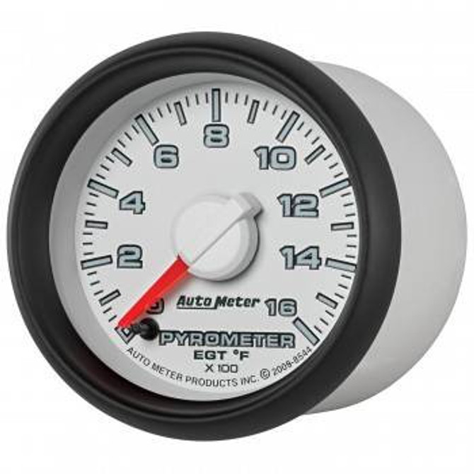 Auto Meter Gauges 2-1/16" Pyrometer Kit - 0-1600`F - FSE - Dodge Factory Match 8544 
