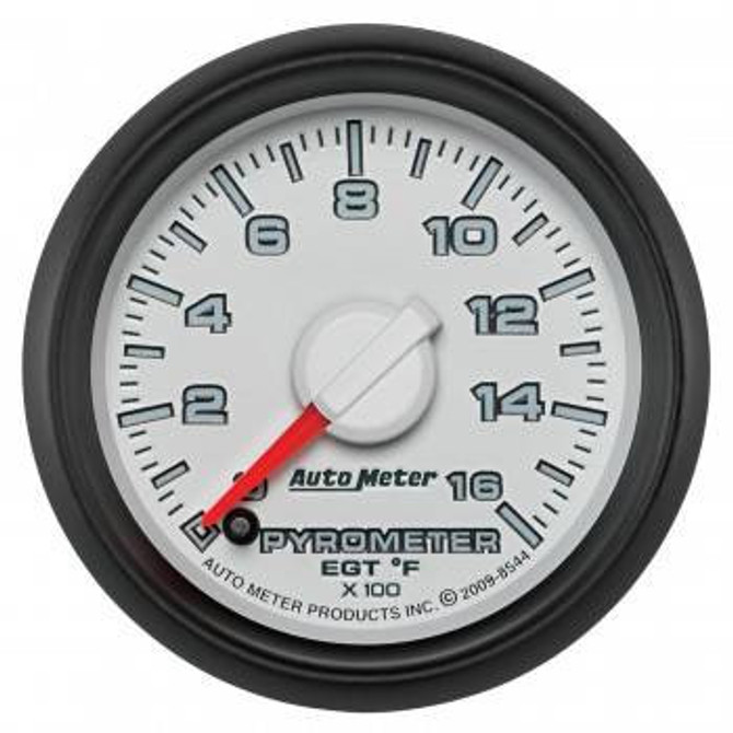 Auto Meter Gauges 2-1/16" Pyrometer Kit - 0-1600`F - FSE - Dodge Factory Match 8544 