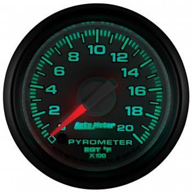 Auto Meter Gauges 2-1/16" Pyrometer Kit - 0-2000`F - FSE - Dodge Factory Match 8545 