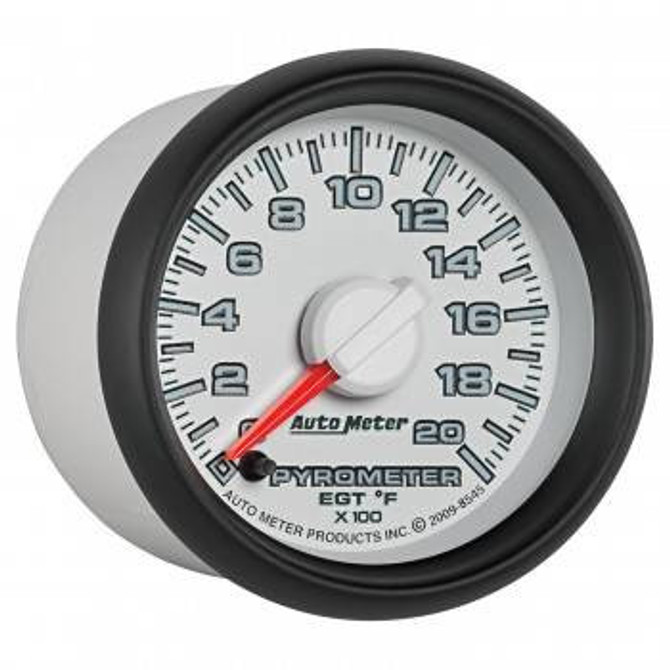 Auto Meter Gauges 2-1/16" Pyrometer Kit - 0-2000`F - FSE - Dodge Factory Match 8545 