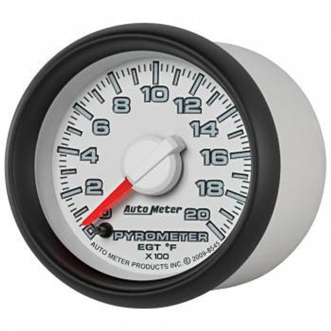 Auto Meter Gauges 2-1/16" Pyrometer Kit - 0-2000`F - FSE - Dodge Factory Match 8545 