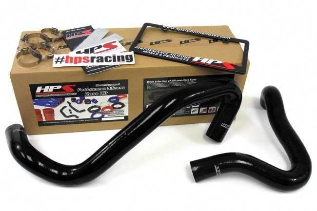HPS Performance Products HPS - Black Reinforced Silicone Radiator Hose Kit - 2002-2003 Ford 7.3L with Single or Dual Alternator 57-1329-BLK 