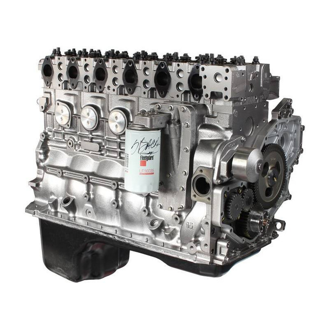 Industrial Injection - 5.9L Dodge Cummins 24-Valve Stage 2 Long Block Engine (1998-2002) - PDM-24VRLB