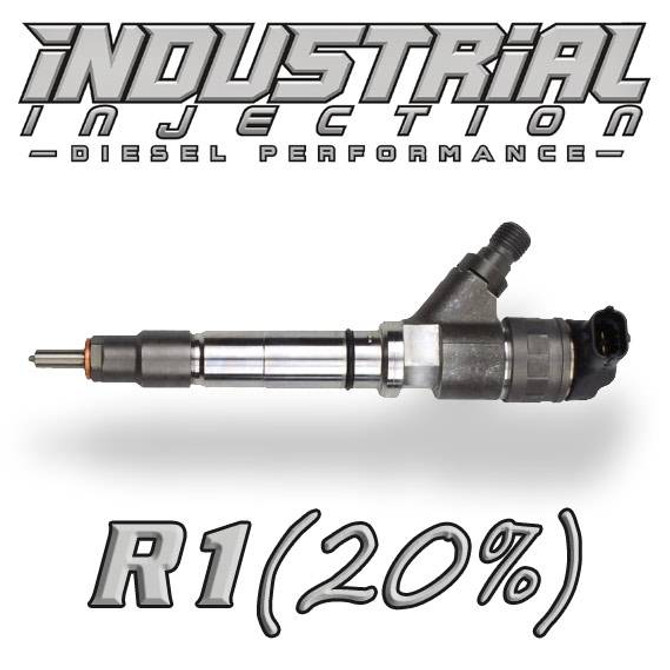 Industrial Injection - Reman 20% Over R1 Performance Injector - 07-10 LMM Duramax 6.6L 0986435520SE-R1