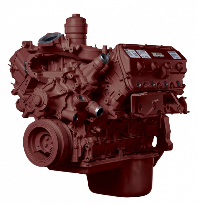 Reviva Remanufactured Diesel Engines Long Block Engine - 2008-2010 Ford 6.4L F-250-F550 MT 59G8L064FM 
