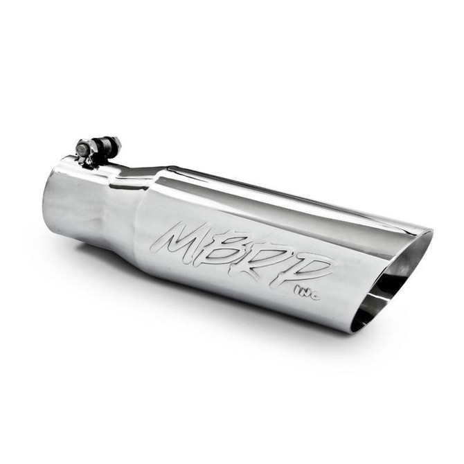 MBRP Exhaust MBRP  - Exhaust Tip - 3.5 Inch O.D. Dual Wall Angled 2 1/2 Inch Inlet 12 Inch Length T5106 