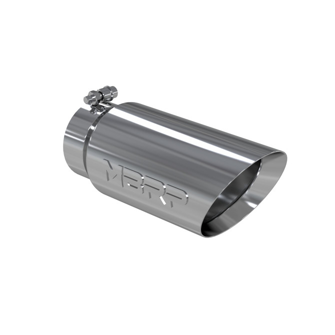 MBRP Exhaust MBRP  - Exhaust Tip - 5 Inch O.D. Dual Wall Angled 4 Inch Inlet 12 Inch Length T5053 