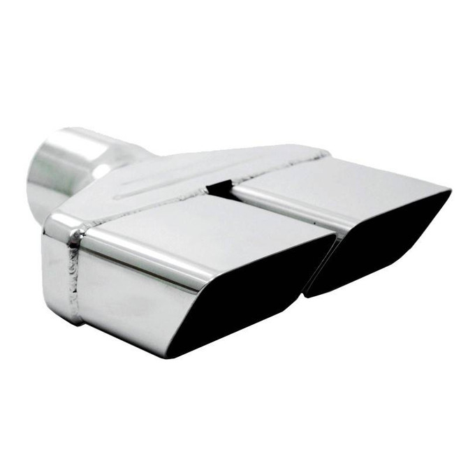 MBRP  - Exhaust Tip - 8 x 2.5 Inch Rectangle 2.5 Inch O.D. Inlet 8.25 Inch Overall Length T5118