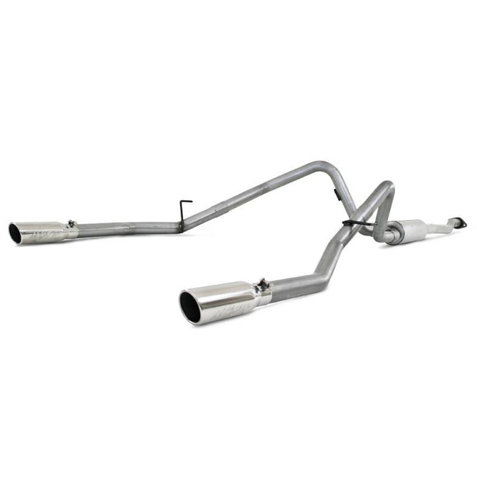 MBRP Exhaust MBRP Installer Series - 2.5 Inch - AL - Cat Back Dual Rear Exit Exhaust - 2011-2014 Ford F-150 V6 EcoBoost S5240AL 