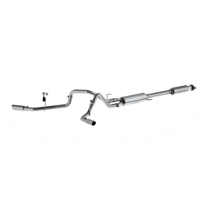 MBRP Installer Series - 2.5 Inch - AL - Cat Back Dual Side Exit Exhaust - 2015-2020 Ford F-150 5.0L S5257AL