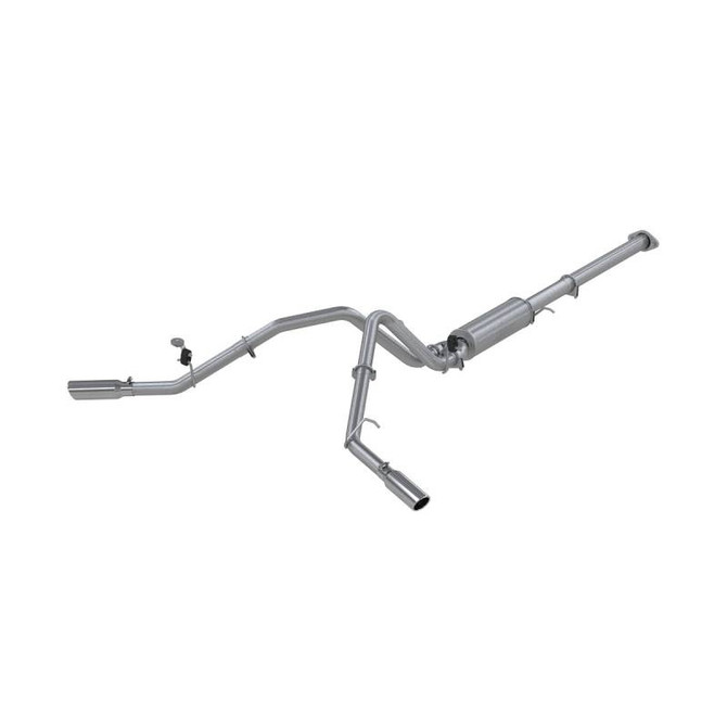 MBRP Exhaust MBRP Installer Series - 2.5 Inch - AL - Cat Back Dual Split Side Exit Exhaust - 2007-2008 Silverado/Sierra 1500 4.8L/5.3L/6.0L S5038AL 