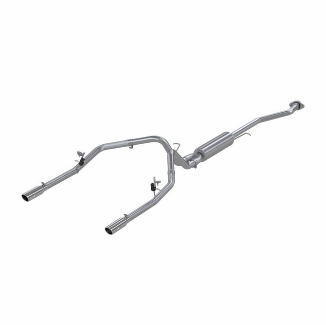 MBRP Exhaust MBRP Installer Series - 3 Inch - AL - Cat Back Dual Split Rear Exit Exhaust - 2003-2007 Silverado/Sierra 1500 Classic 4.8L/5.3L EC/CC-SB S5016AL 