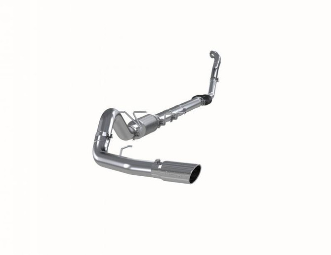 MBRP Installer Series - 4 Inch - AL - Turbo Back Single Side Exit Exhaust with 3 Inch DownPipe - 1994-1997 Ford F-250/350 7.3L Powerstroke S6218AL