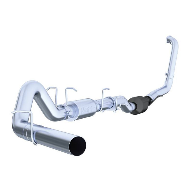 MBRP Exhaust MBRP Performance Series - 4 Inch - AL - Turbo Back Single Side Exit Exhaust (Factory CAT) - 2003-2007 Ford F-250/350 6.0L EC/CC S6212P 