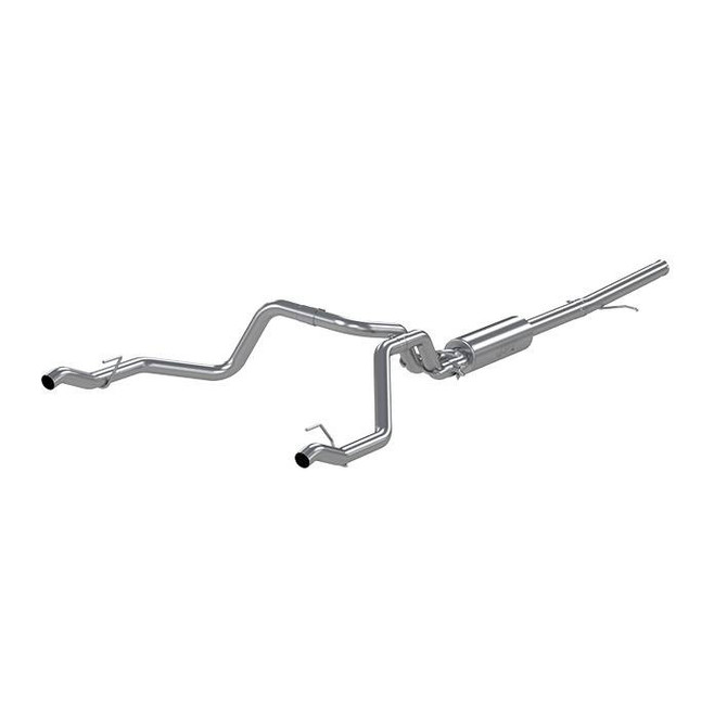 MBRP Exhaust MBRP XP Series - 2.5 Inch - T409 SS - Cat Back Dual Rear Exhaust - 2019-2020 Silverado/Sierra 1500 5.3L S5085409 