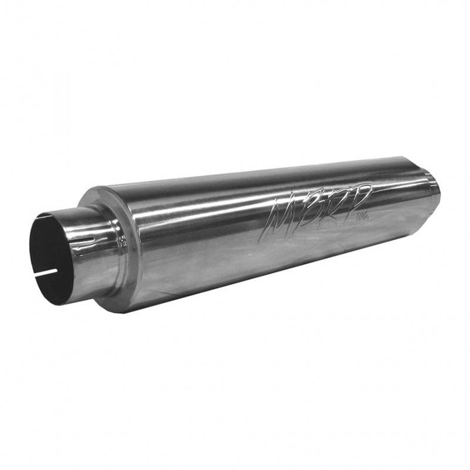 MBRP XP Series - Exhaust Muffler/Resonator -  4 Inch Inlet/Outlet 30 Inch Overall Length - T409 SS - M91031