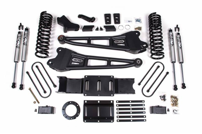 4" Radius Arm Lift Kit (FOX 2.0 Shocks) - 2019-2024 Dodge / Ram 3500 Diesel Truck w/o Air-Ride 1656FS