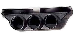 Auto Meter Gauges Overhead Console Triple Pod 18017 