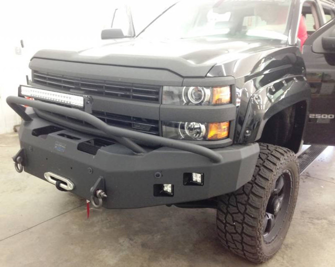 Hammerhead PRE RUNNER FRONT WINCH CAPABLE BUMPER - 2015-2019 SILVERADO 2500-3500 600-56-0278 